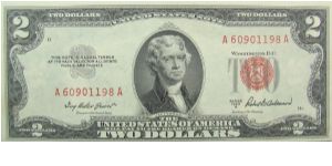 2 U.S. Dollars
United States Note Banknote