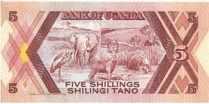 Banknote from Uganda