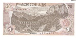 Banknote from Austria