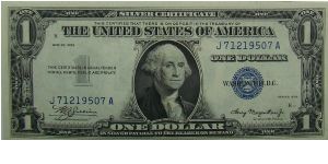 $1 Silver Certificate
Julian/Morganthau Banknote