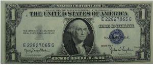 $1 Silver Certificate
Clark/Snyder Banknote