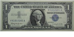 $1 Silver Certificate
Granahan/Dillon Banknote