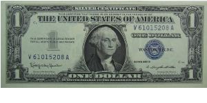 $1 Silver Certificate
Granahan/Dillon Banknote