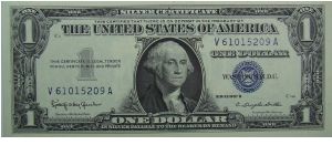 $1 Silver Certificate
Granahan/Dillon Banknote