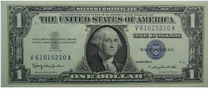 $1 Silver Certificate
Granahan/Dillon Banknote