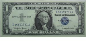 $1 Silver Certificate
Granahan/Dillon Banknote