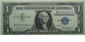 $1 Silver Certificate
Priest/Anderson Banknote