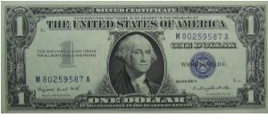 $1 Silver Certificate
Smith/Dillon Banknote