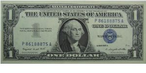 $1 Silver Certificate
Smith/Dillon Banknote