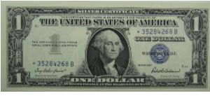 $1 Silver Certificate
Priest/Anderson Star Note Banknote