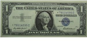 $1 Silver Certificate
Priest/Anderson Star Note Banknote