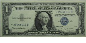 $1 Silver Certificate
Granahan/Dillon
Star Note Banknote