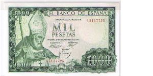 1000 PESETAS Banknote