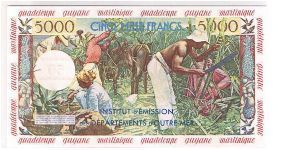 Banknote from French Guiana