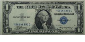 $1 Silver Certificate
Julian/Morganthau Banknote
