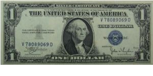 $1 Silver Certificate
Julian/Snyder Banknote