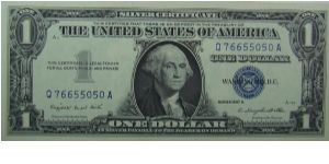 $1 Silver Certificate
Smith/Dillon Banknote