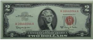 1963A $2 United States Note
Granahan/Fowler Banknote