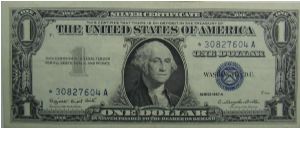 1957A $1 Silver Certificate
Smith/Dillon
Star Note Banknote