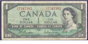 1 dollar issued 1954 Banknote