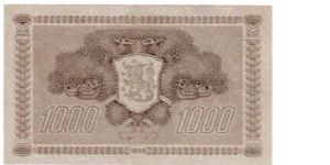 Banknote from Finland