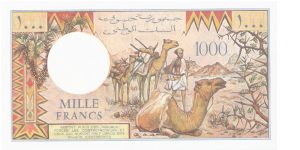 Banknote from Djibouti