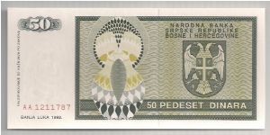 Banknote from Serbia