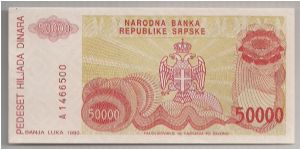 Banknote from Serbia