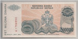 Banknote from Serbia