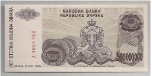 Banknote from Serbia