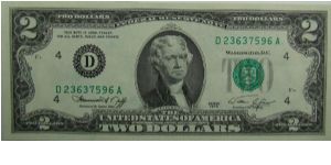 1976 United States Federal Reserve Note
Neff/Simon Banknote