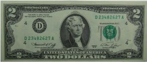 1976 United States Federal Reserve Note
Neff/Simon Banknote