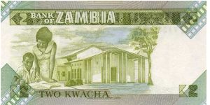 Banknote from Zambia