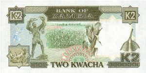 Banknote from Zambia