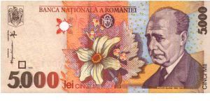 5000 Lei Banknote