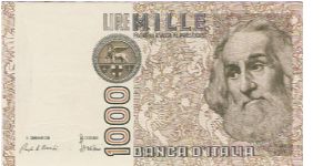 1000 Lire 'Marco Polo' Banknote