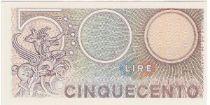 Banknote from Italy