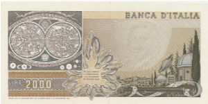 Banknote from Italy