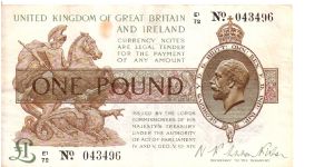 1 pound; 1919

Part of the Dragon Collection! Banknote