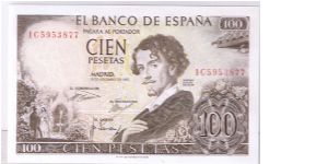 SPAIN- 100 PESETAS Banknote