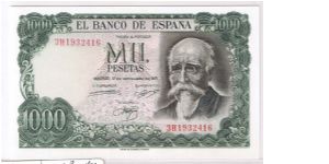 SPAIN 1000 PESETAS Banknote