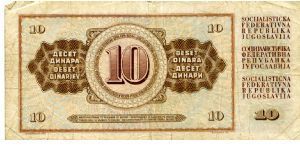 Banknote from Yugoslavia