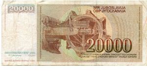 Banknote from Yugoslavia