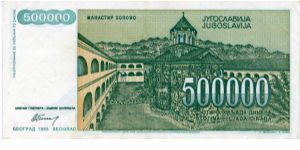 Banknote from Yugoslavia