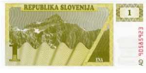 Banknote from Slovenia