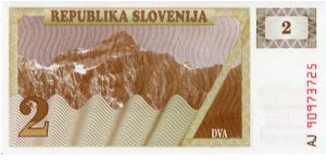 Banknote from Slovenia