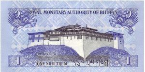 Banknote from Bhutan