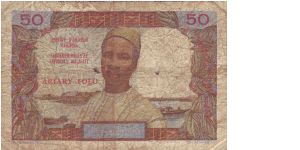 50 Francs = 10 Ariary ND;
P-61;
Issued by: Institut d'Émission Malgache / Famoaham-Bolan'ny Repoblika Malagasy; Banknote