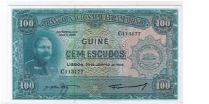 GUINE 100 ESCUDOS Banknote