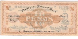 Banknote from Philippines